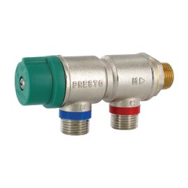 Régulateur thermostatique Presto à entrée parallèles 3/4'' - 29007 photo du produit Principale M