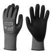 Gant tricoté EUROLITE 15N600 enduit nitrile gris/noir T10 - COVERGUARD - 1NIHG10 pas cher