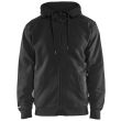 Sweat zipp&eacute; &agrave; capuche polycoton bleu marine T4XL - BL&Aring;KL&Auml;DER - 3366104888004XL pas cher