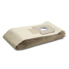 Lot de 5 sacs filtrants papier K&auml;rcher NT 45 - NT 55 - NT 561 - NT 611 - 69042080 pas cher Principale M