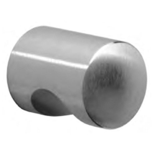 Bouton 1 encoche I-126 diamètre 30mm inox mate - DIDHEYA - 30130 pas cher
