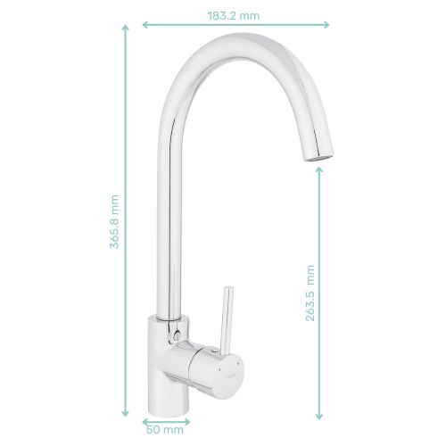 Mitigeur ONDYS bec haut GARIS R01-49040OD photo du produit Secondaire 14 L