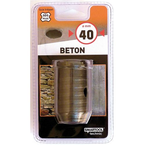 Trépan SDS D 40 mm au carbure SMARTOOL TECHNIC 982492 photo du produit Secondaire 1 L