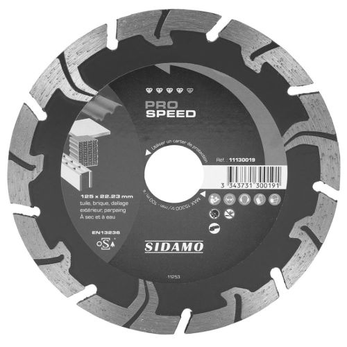 Disque diamant Pro speed D125 - 11130019 pas cher Principale L