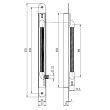 Passe câble invisible pour ouverture de porte jusqu’à 120° - ASSA ABLOY - EA280100000 pas cher Secondaire 1 S