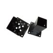 Support poteau platine 7  x 7 cm noir MERMIER M687210 photo du produit Secondaire 1 S