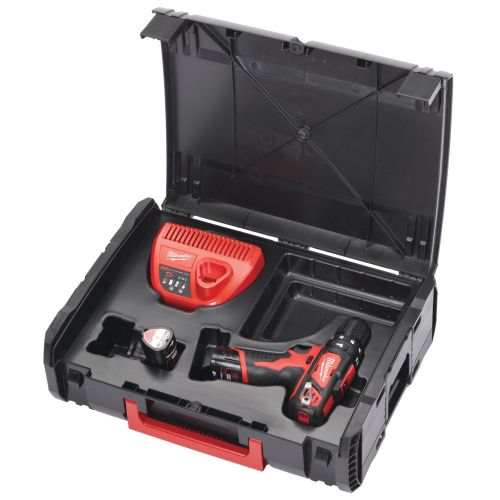 Perceuse-visseuse à percussion 12 V M12 BPD-202X + 2 batteries 2 Ah + chargeur + HD BOX MILWAUKEE 4933446045 photo du produit Secondaire 2 L