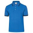 Polo AGRA manches courtes 100 % coton bleu TS DELTA PLUS AGRABLPT photo du produit
