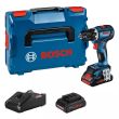 Perceuse visseuse 18V GSR 18V-90C moteur sans charbon + 2 batteries Procore 4Ah + chargeur en coffret L-BOXX - BOSCH - 06019K6004 pas cher