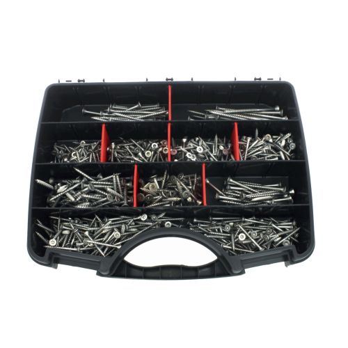 Coffret de 750 vis à tête fraisée 6 lobes internes Ultima inox A2 COF126 photo du produit Secondaire 1 L