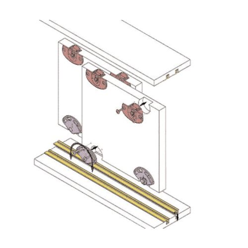 KIT ACC P/ 1 PORTE 23KG photo du produit Principale L