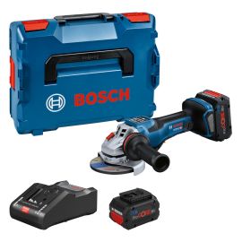 Meuleuse angulaire 18V Bosch GWS 18V-15 PSC + 2 batteries Procore 8 Ah + chargeur en coffret L-Boxx - 06019H6B01 photo du produit Principale M