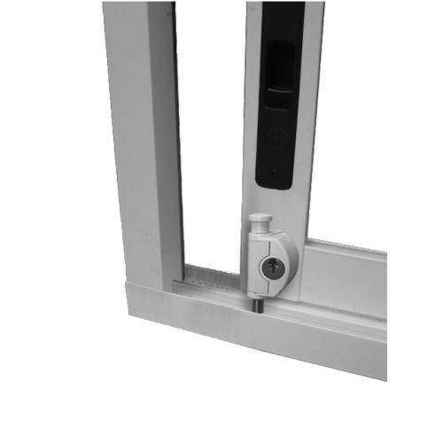 Tige de condamnation à clé pour fenêtre coulissante - ABUS - FTR42 W CL/DFNLI pas cher Secondaire 2 L