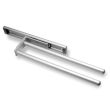 Porte-serviettes extensible 2 bras aluminium anodisé mat 439 mm EMUCA 7054362 photo du produit Secondaire 2 S