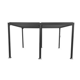 Pergola bioclimatique GAIA Couleur du monde 3 x 4 m gris anthracite - GAIA1807 pas cher Principale M