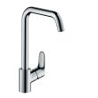 Mitigeur d'evier FOCUS bec orientable chromée - HANSGROHE - 31820000 pas cher