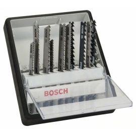 Kit de 10 lames de scie sauteuse Bosch Wood Expert, Robust line - 2607010540 pas cher Principale M