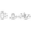 Pack WC carré cuvette et abattant THE GAP SQUARE Roca - A34H47L000 photo du produit Secondaire 1 S