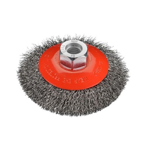 Brosse conique fil acier ondulé KBW M14 100mm - OSBORN - 2008512161 pas cher Principale L