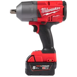 Boulonneuse à chocs ½'' 18V Milwaukee M18 FHIWP12-502X + 2 batteries 5 Ah + chargeur rapide + HD BOX - 4933459693 photo du produit Principale M