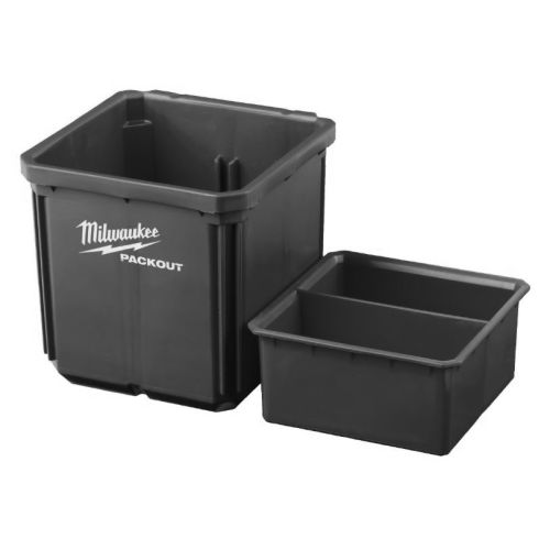 Bacs amovibles PACKOUT 10x10 CM NEST BIN 2 pièces - MILWAUKEE TOOL - 4932480698 pas cher Secondaire 1 L