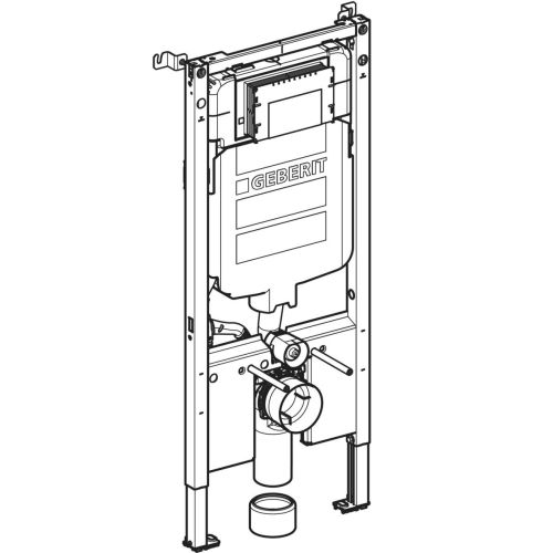 B&acirc;ti-support DUOFIX pour WC suspendu GEBERIT 111.791.00.2 photo du produit Secondaire 3 L