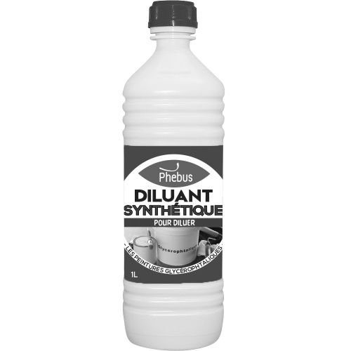 Diluant peintures synthétique 1L - PHEBUS - DILUANT.SYN.1L pas cher