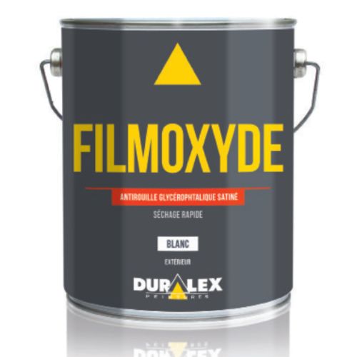 Antirouille glycérophtalique satiné Filmoxyde blanc 3L - DURALEX - 110100131 pas cher Principale L