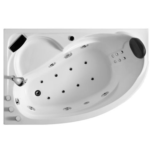 Baignoire balnéo d'angle KENYA 150 IMASSAGE gauche - THALASSOR - KENYA150G-IM pas cher Secondaire 1 L