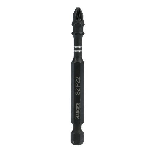 Embouts impact 1/4'' cruciformes PZ1 longueur 50 mm HANGER 134054 photo du produit