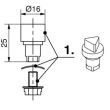 Rotor chromé triangle EDF PINET 8172135 photo du produit Secondaire 1 S