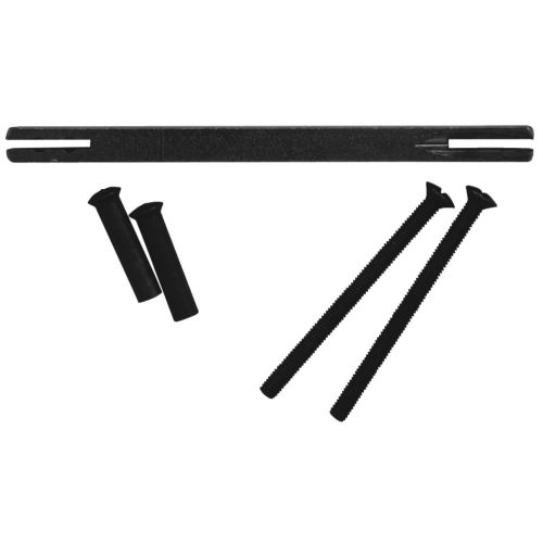 Sachet de 1 carr&eacute; + vis douille fer patin&eacute; pour porte &eacute;paisseur 58-68mm - BOUVET - SC56D8632 pas cher