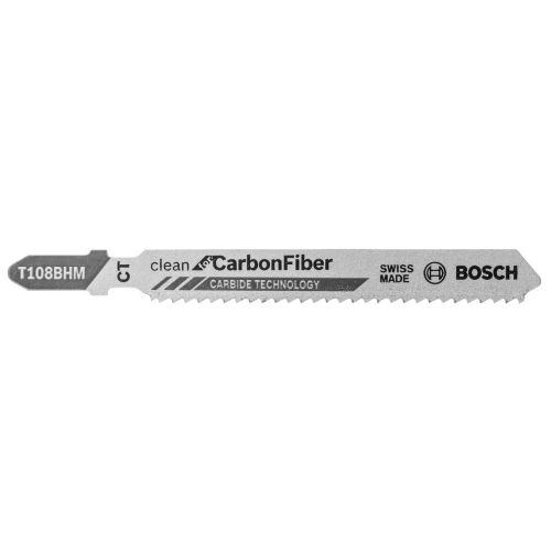 Lames de scie sauteuse L92mm Expert Carbon Fiber Clean T 108 BHM pack de 3 - BOSCH - 2608900565 pas cher Secondaire 1 L