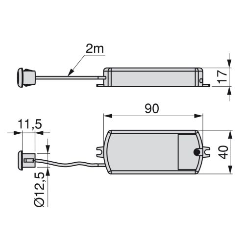 DETECTEUR DE MOUVEMENT  240V  EYE 4 photo du produit Secondaire 1 L