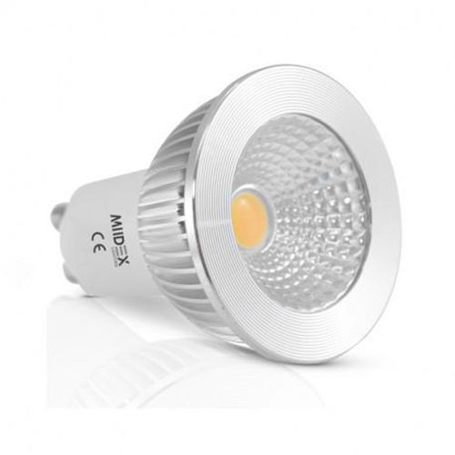 Ampoule LED GU10 spot 5 W dimmable 2700 K aluminium MIIDEX LIGHTING 78407 photo du produit