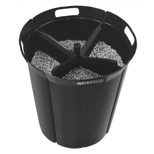 Réserve à granulés design 15 kg Pellet'Quadra - STOVIA - PELLETQUADRA pas cher