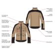 Blouson de travail SHEAR WORK  ATTITUDE beige/noir T2-M LAFONT LA-3ATTUP-204-2 photo du produit Secondaire 1 S
