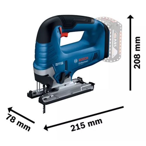 Scie sauteuse 18 V GST 18V-125 B Professional (sans batterie ni chargeur) BOSCH 06015B3001 photo du produit Secondaire 1 L