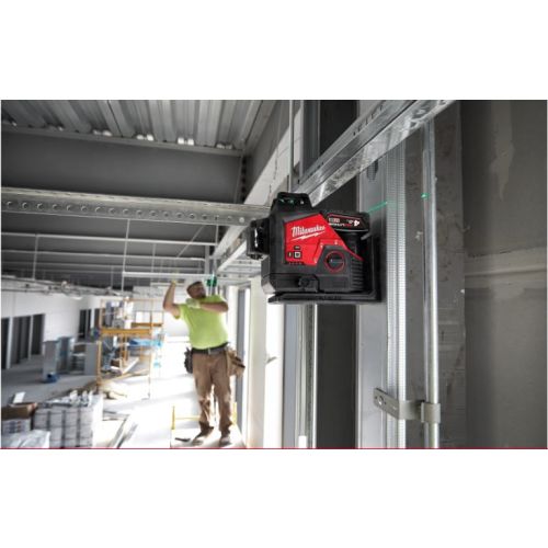 Laser vert 3 lignes 360° 12 V M12 3PL-401C + batterie 4,0 Ah + chargeur + coffret MILWAUKEE 4933478102 photo du produit Secondaire 2 L