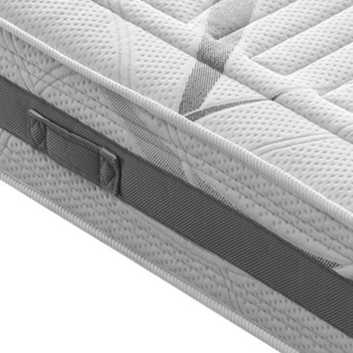 Matelas à mémoire de forme et mousse à 3cm de mémoire I Love Sleep 160x200cm - housse en carbone pas cher Secondaire 1 L