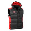 Gilet BODY Warmer Dickies sans manches noir/rouge TS FACOM VP.BODYW-SPB photo du produit