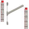 Fermeture anti-panique TOUCH BAR 2/3 points longueur 830 mm standard gris LA CROISEE DS DS9307-007 photo du produit