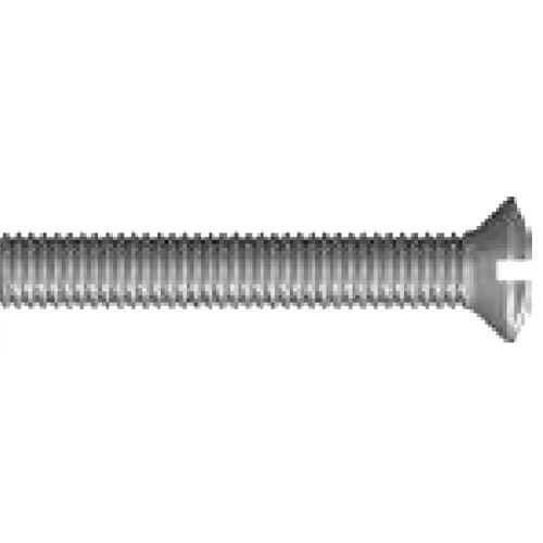 Vis à métaux 5x60mm en laiton tête fraisée bombé fente en boîte de 200 - REISSER - 62432/9 pas cher
