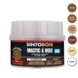 Mastic à bois SINTOBOIS fin blanc 190g + 8g - SINTO - 33890 pas cher