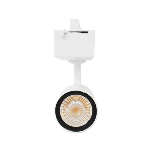 Spot LED COOL sur rail blanc 25 W 3000 K 2200 lm + adaptateur rail 03 allumages MIIDEX LIGHTING 8351 photo du produit