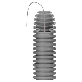 Conduit cintrable moyen ICTA Gewiss autorétractable avec tire-fils gris foncé photo du produit Principale M