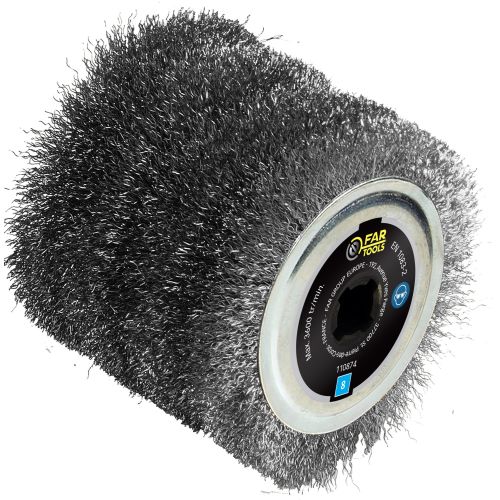 Brosse fil métallique 120 mm FARTOOLS 110874 photo du produit