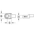 Adaptateur E-Torx chromé avec tige de verouillage E10 9x12 mm KS TOOLS 516.3010 photo du produit Secondaire 1 S