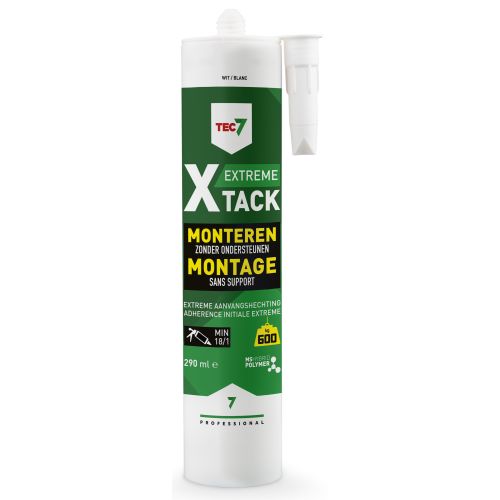 Mastic colle  X-TACK blanc 290 ml TEC7 534525227 photo du produit Principale L