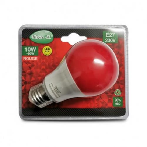 Ampoule LED bulbe E27 10W rouge MIIDEX LIGHTING 73982 photo du produit Secondaire 1 L